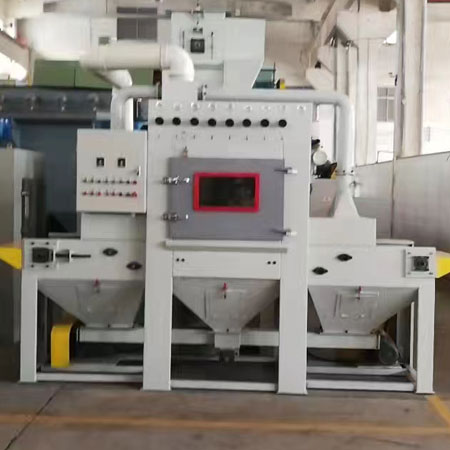 高效汽車部件表面處理，輸送式自動噴砂機來幫忙