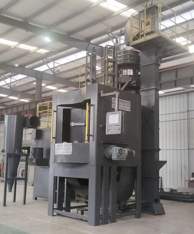 轉盤式噴砂機 提升圓形工件處理效率